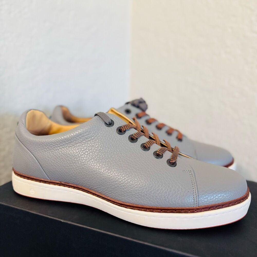 Royal Albartross PONTIAC‎ V2 Spikeles Leather Welt Golf Shoe, Size 10, Slate NWT